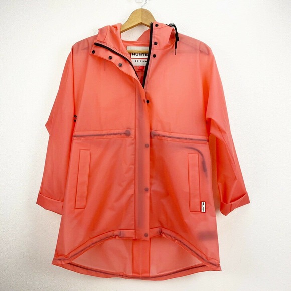 hunter orange rain jacket